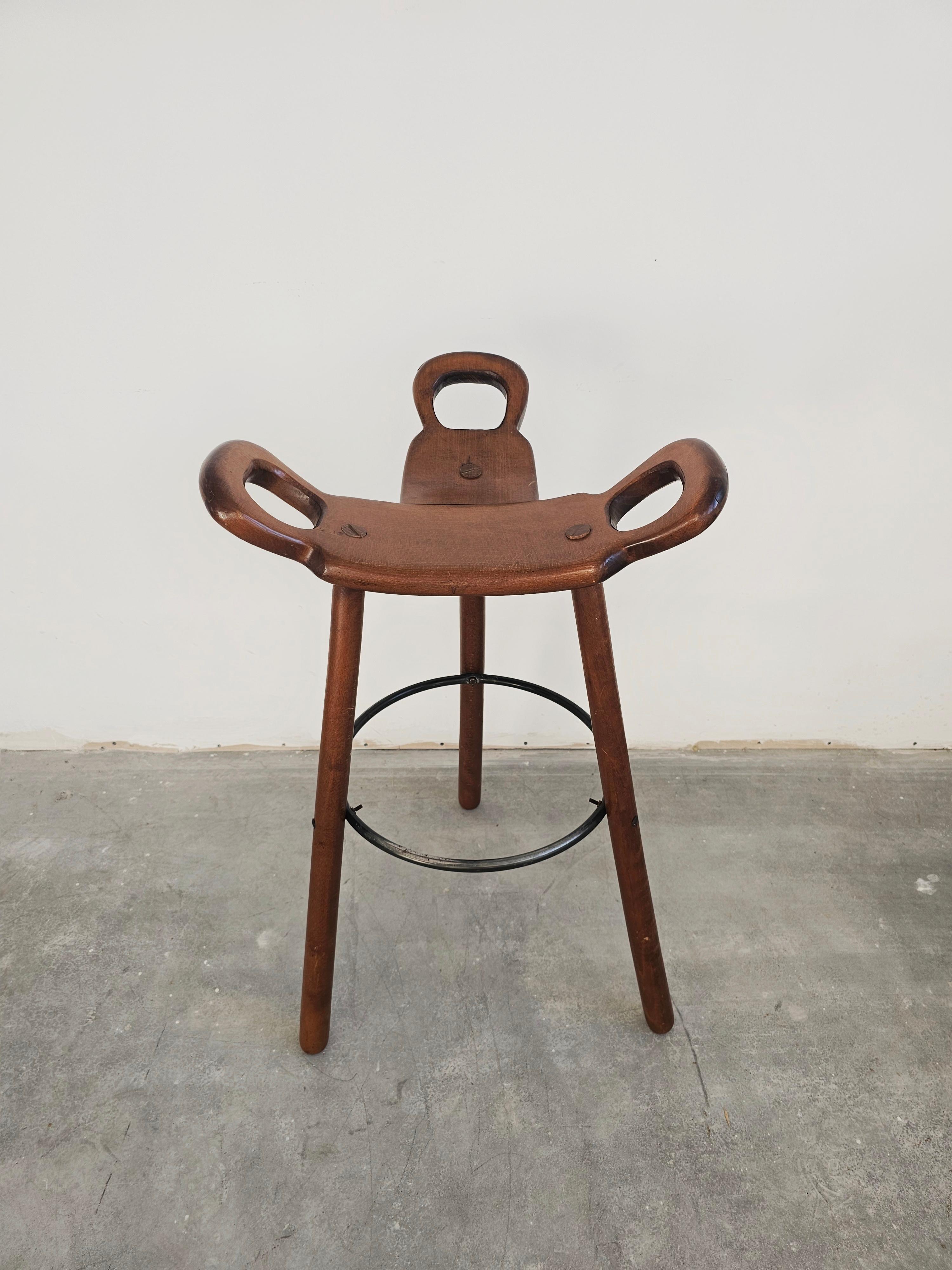 Spanish Brutalist Bar Stool 