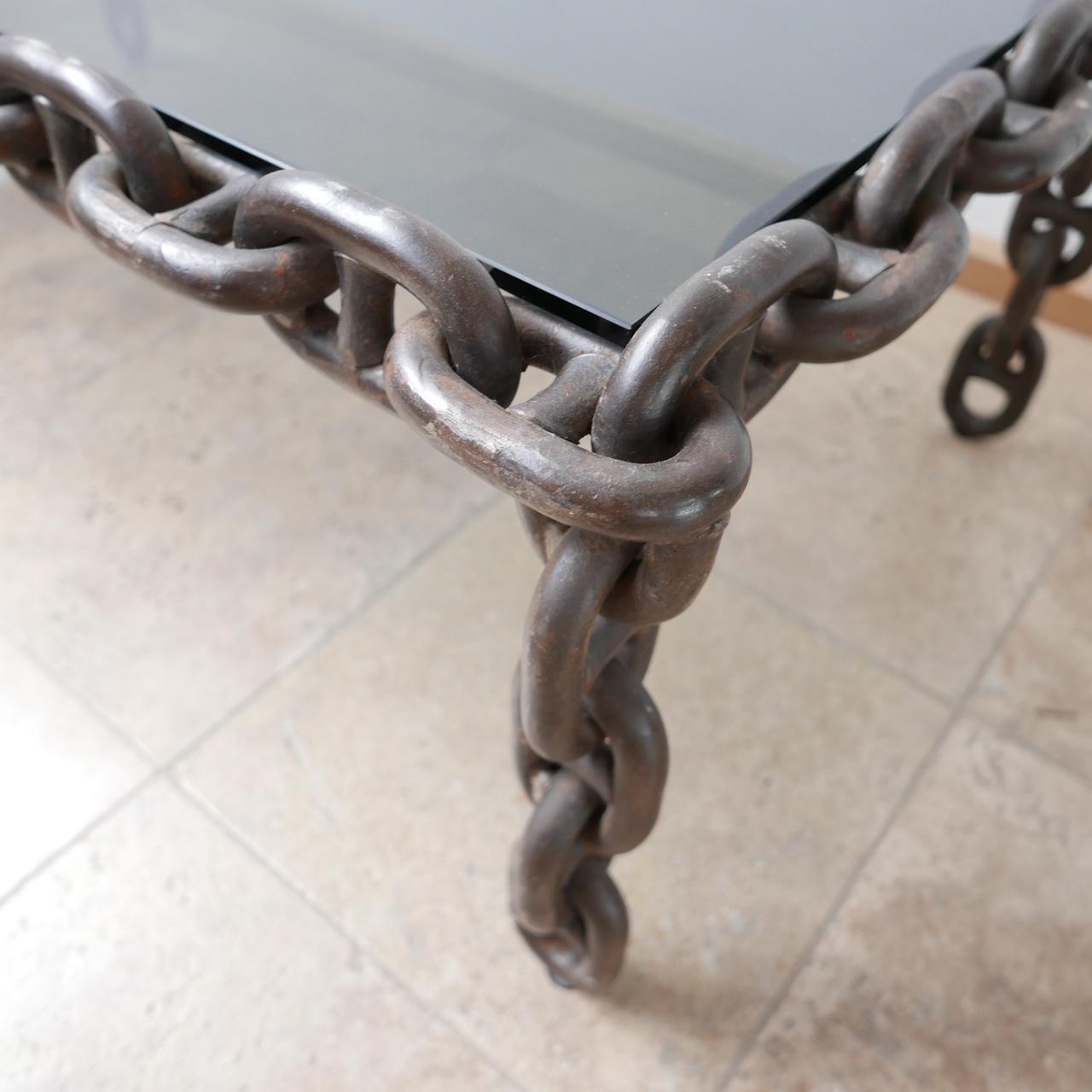 chain legs table