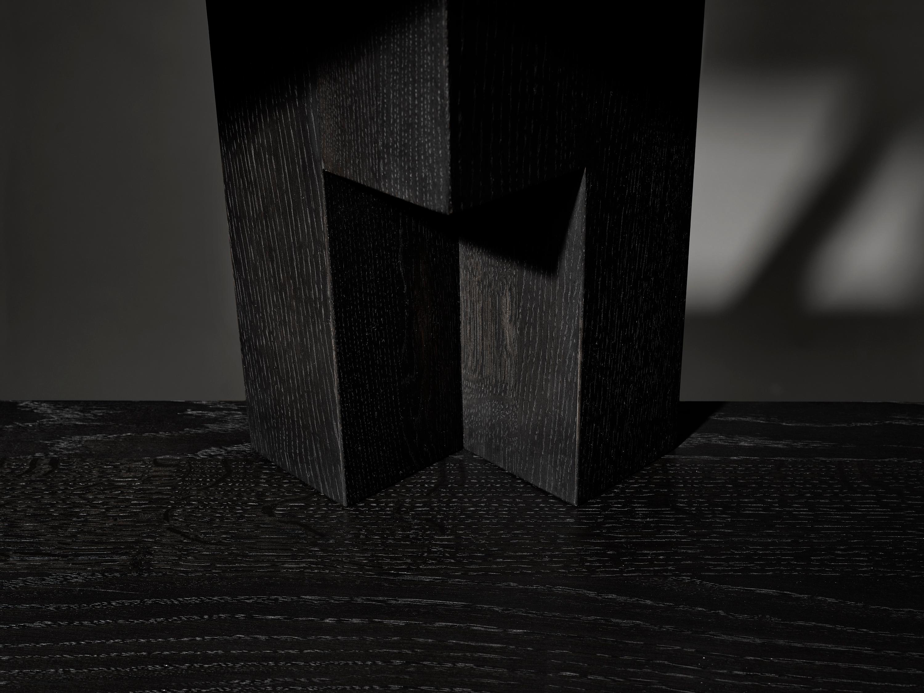 Brutalistische Bibliothèque - Bücherregale - Massive französische Eiche - Galea von Mokko im Zustand „Neu“ im Angebot in Amsterdam, NL