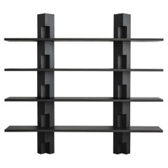 Brutalist Bibliothèque - Book Shelves - Solid French Oak - Galea by Mokko