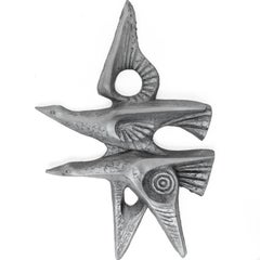 Brutalist Bird Wall Sculpture, 1970s