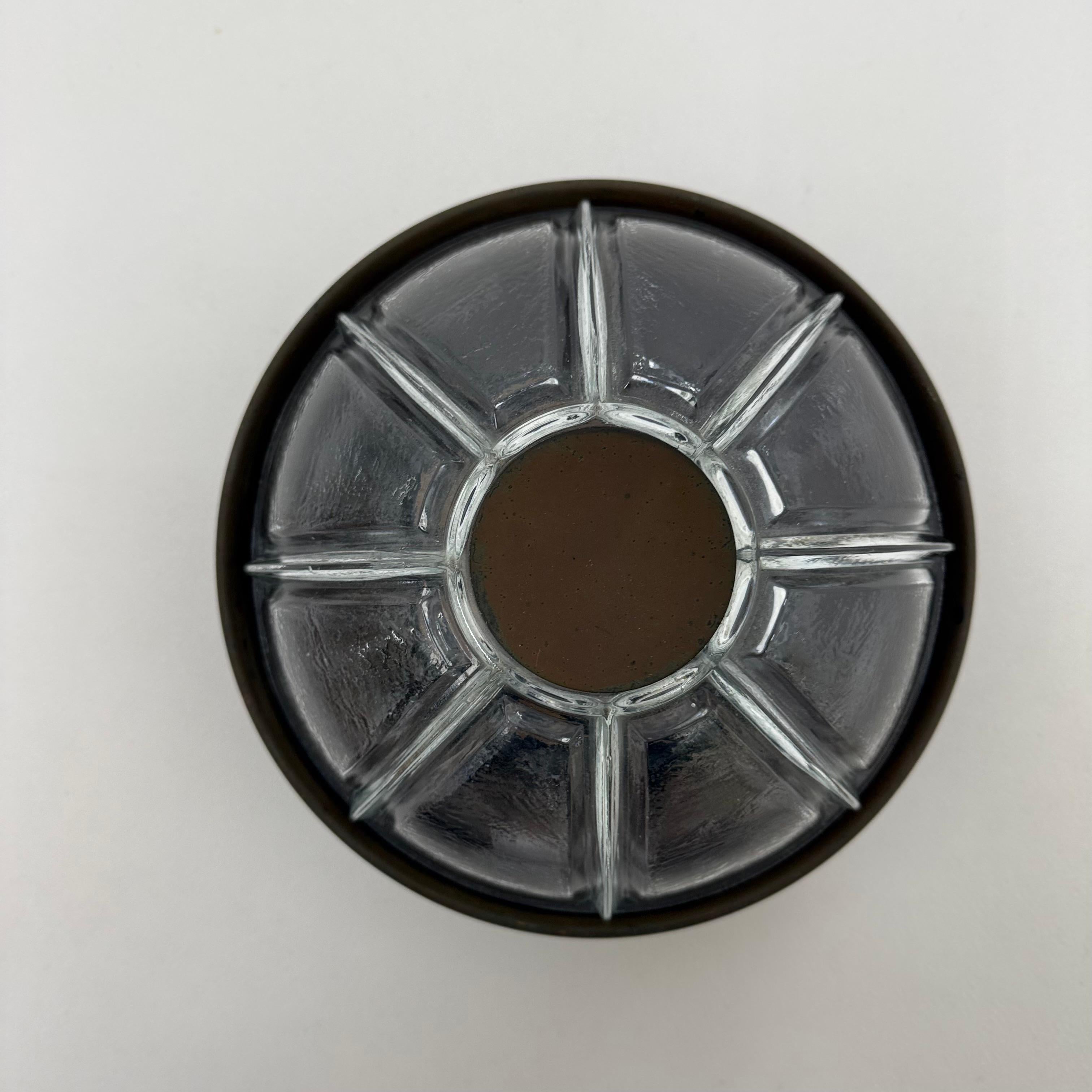 Applique brutaliste Boom en cuivre et verre de Bega Lights du Limbourg, Allemagne en vente 10