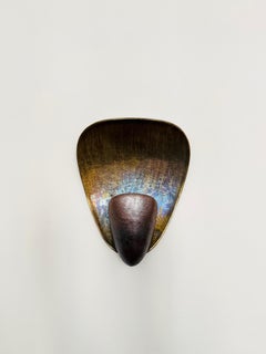 Aplique Brutalista de Latón y Cobre