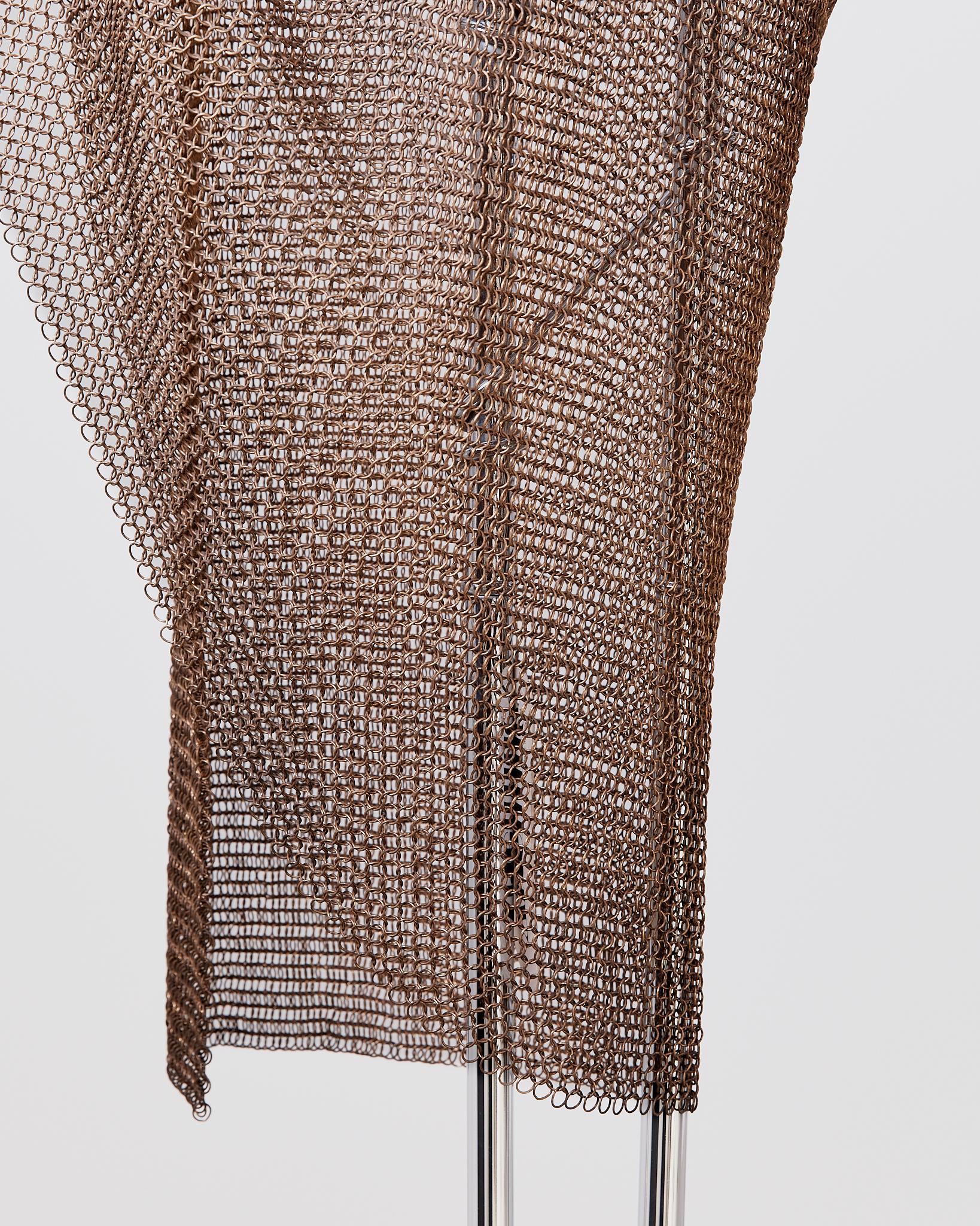 Brutalistische Stehleuchte Anchise aus Messing und Stahl von Toni Cordero für Artemide im Angebot 3