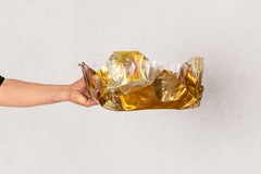 Brutalist Brass Sculptural Centerpiece by Jean-Baptiste Van Den Heede