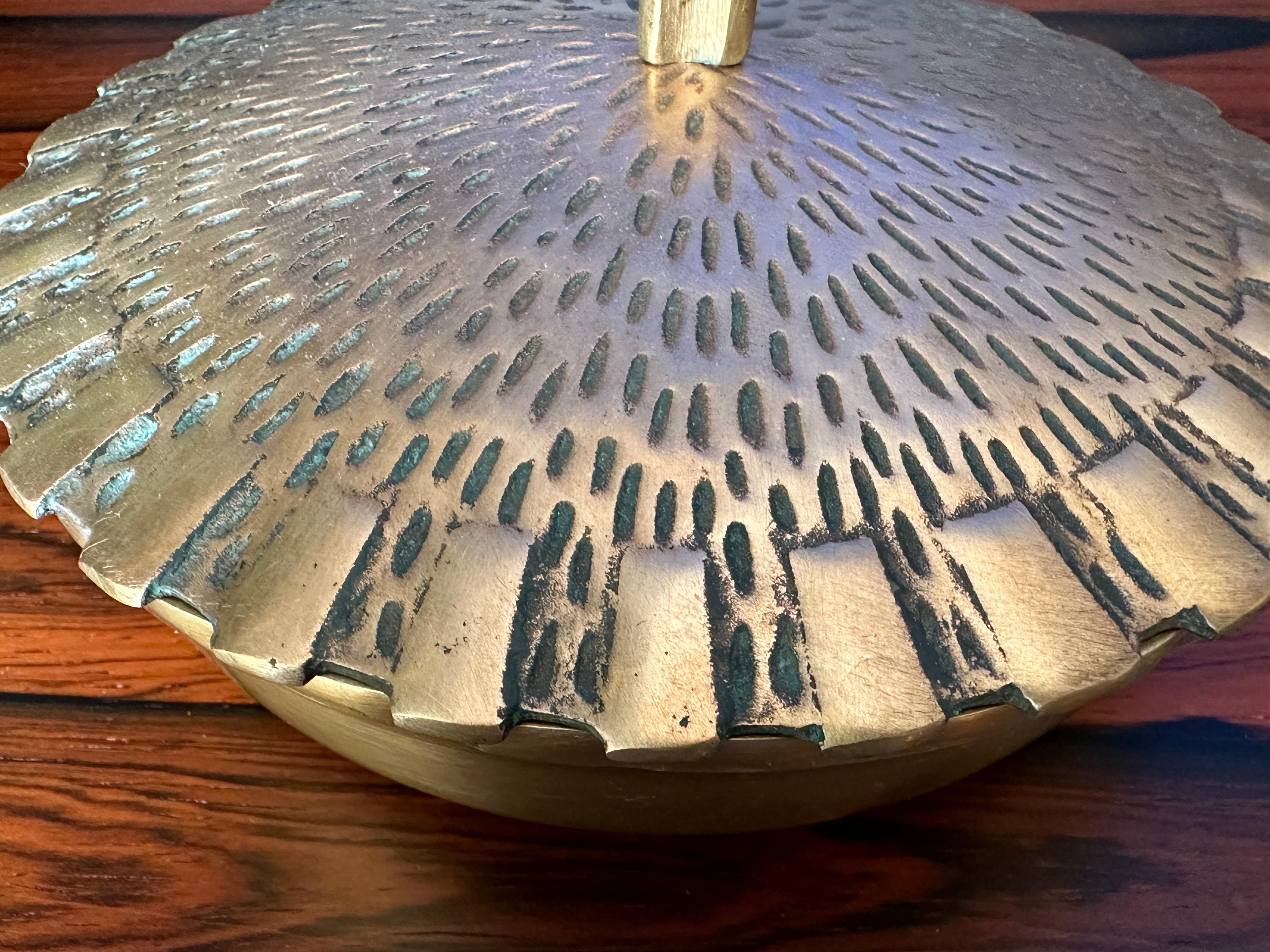 Brutalist Brass Trinket Bowl Box 2