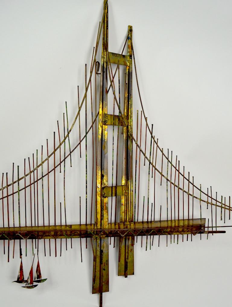 Brutalist Bridge Sculpture by Jere 1