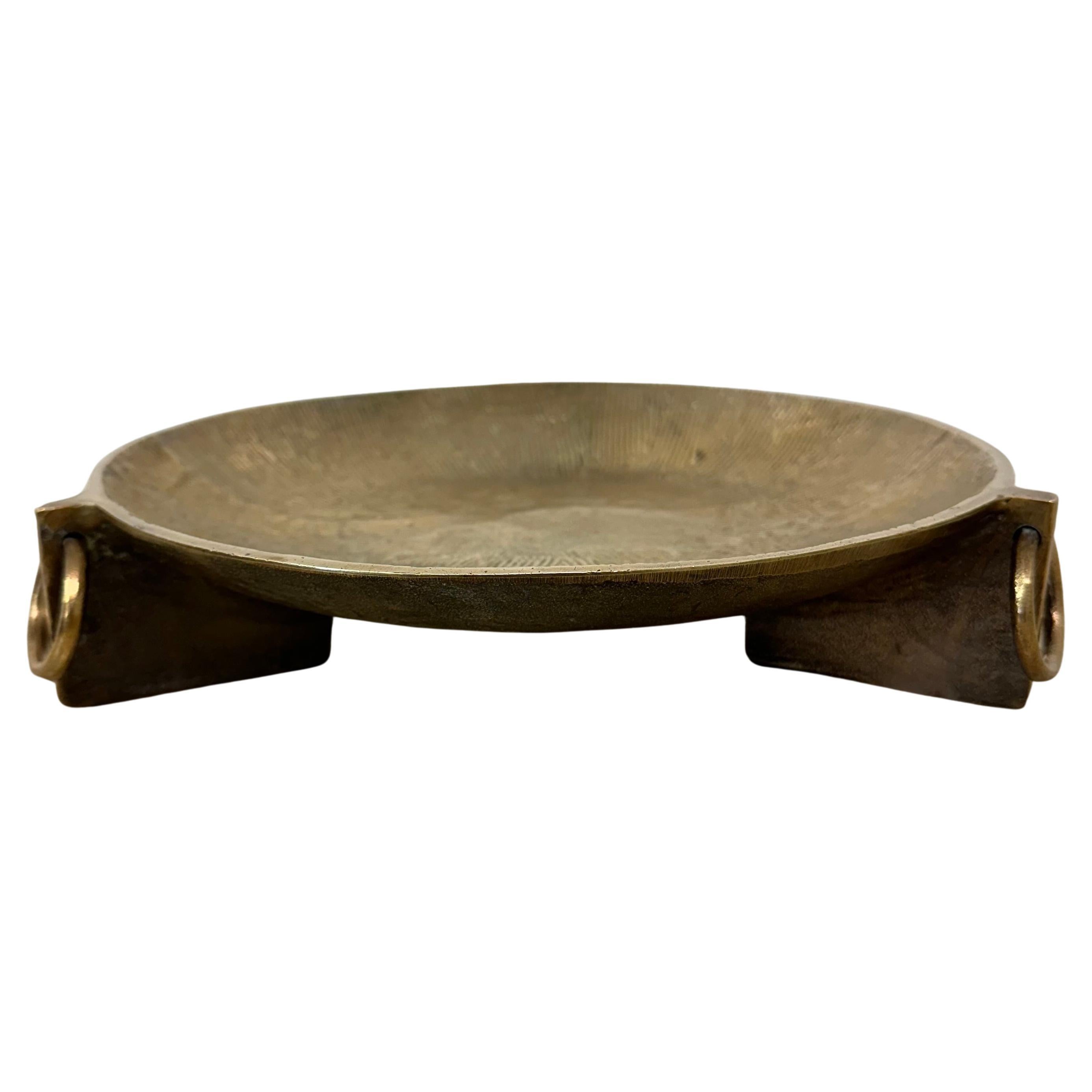 Brutalist bronze bowl , 1970’s