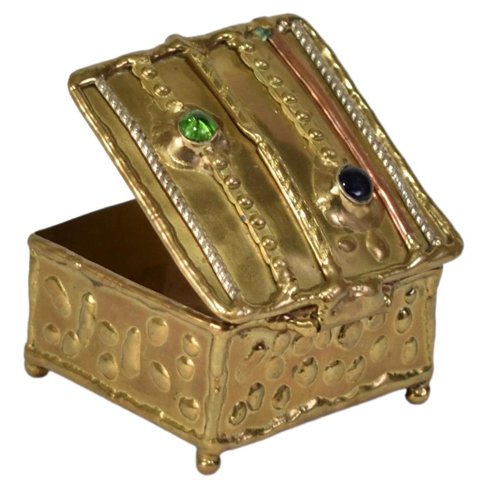 Brutalist Bronze Box at 1stDibs