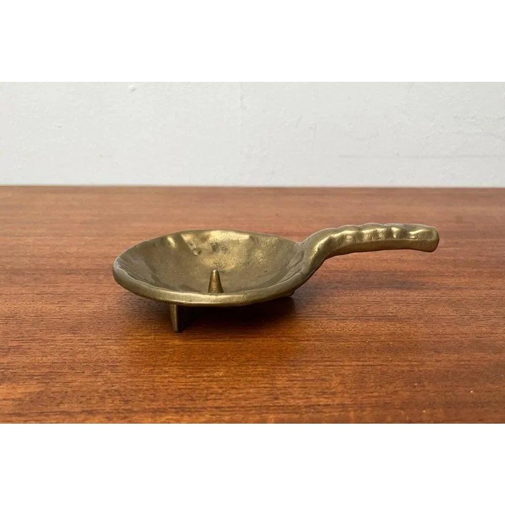 Brutalist Bronze Candleholder, 1970s For Sale 5