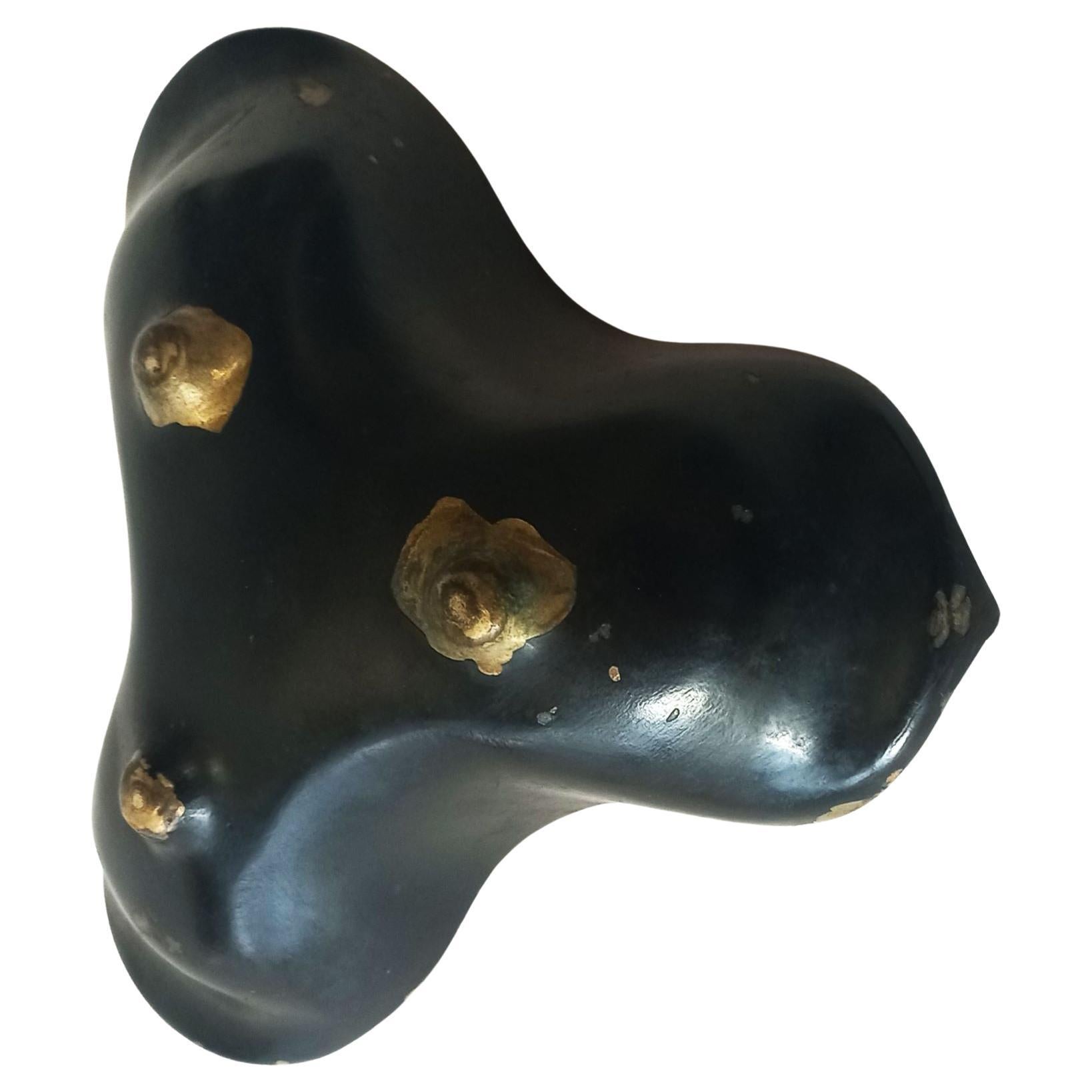 Bronze Brutalist bronze cigar ashtray For Sale