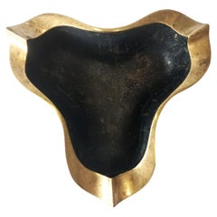 Cenicero de puros de bronce brutalista