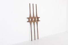 Brutalist Bronze door decoration