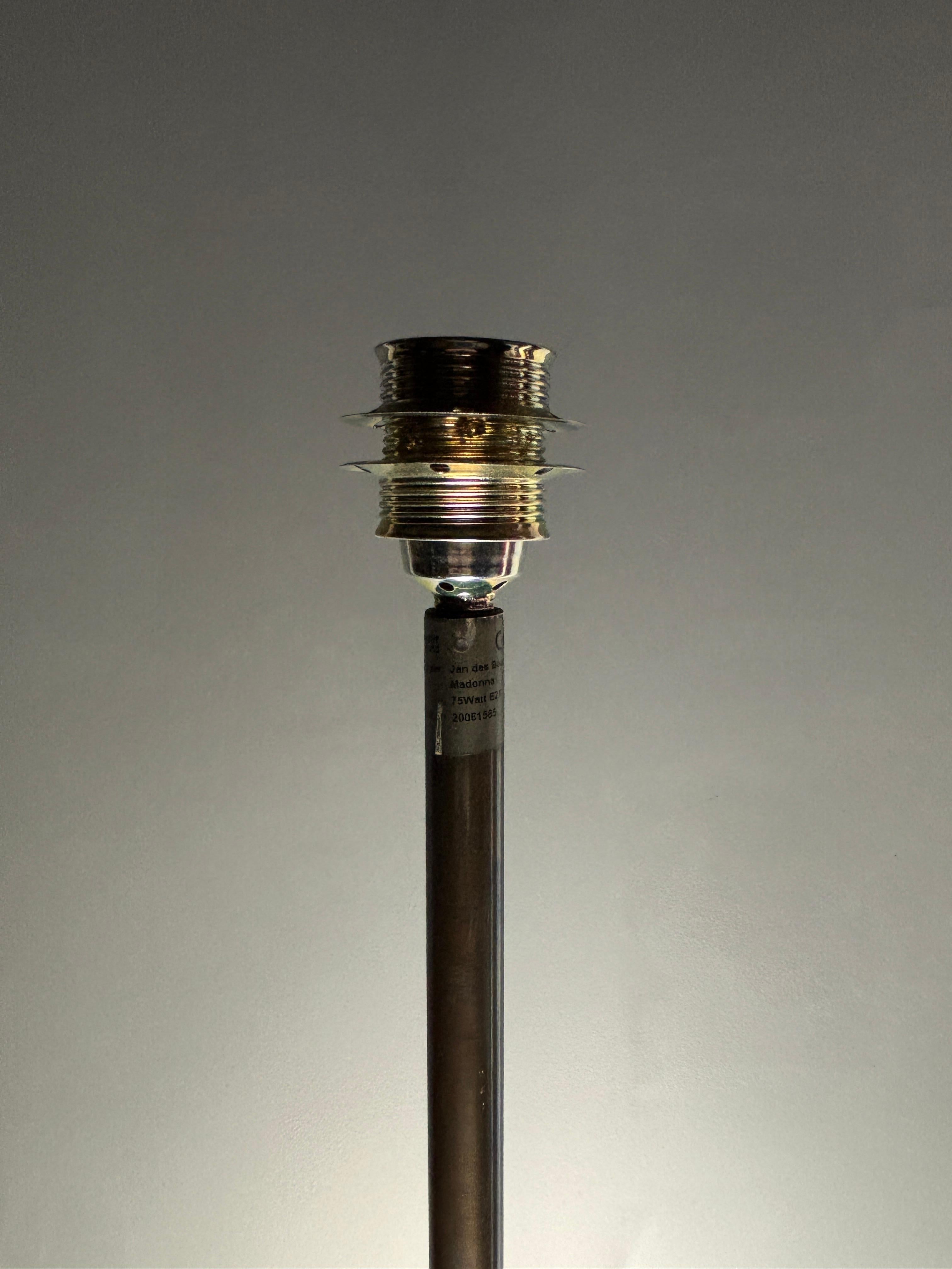 Brutalist bronze floor lamp, Dutch design 1990s by Jan des Bouvrie for Quasar For Sale 8