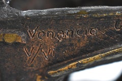 Escultura Brutalista Caballo de Bronce de Venancio Blanco España, 1923-2018