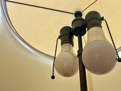 Brutalist Bronze Occasional Lamp