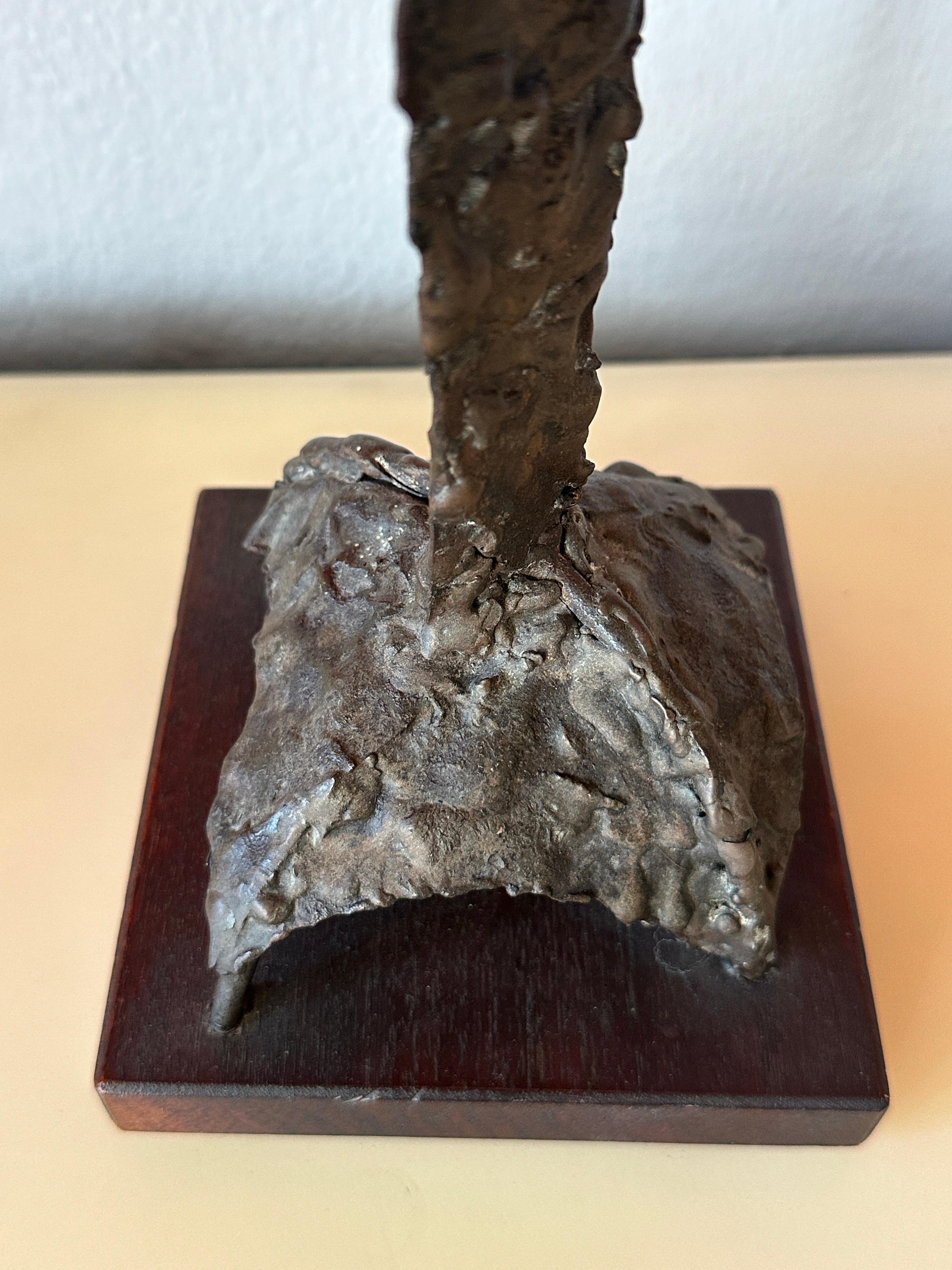 Scultura brutalista in bronzo di Ralph Tazian in vendita 2