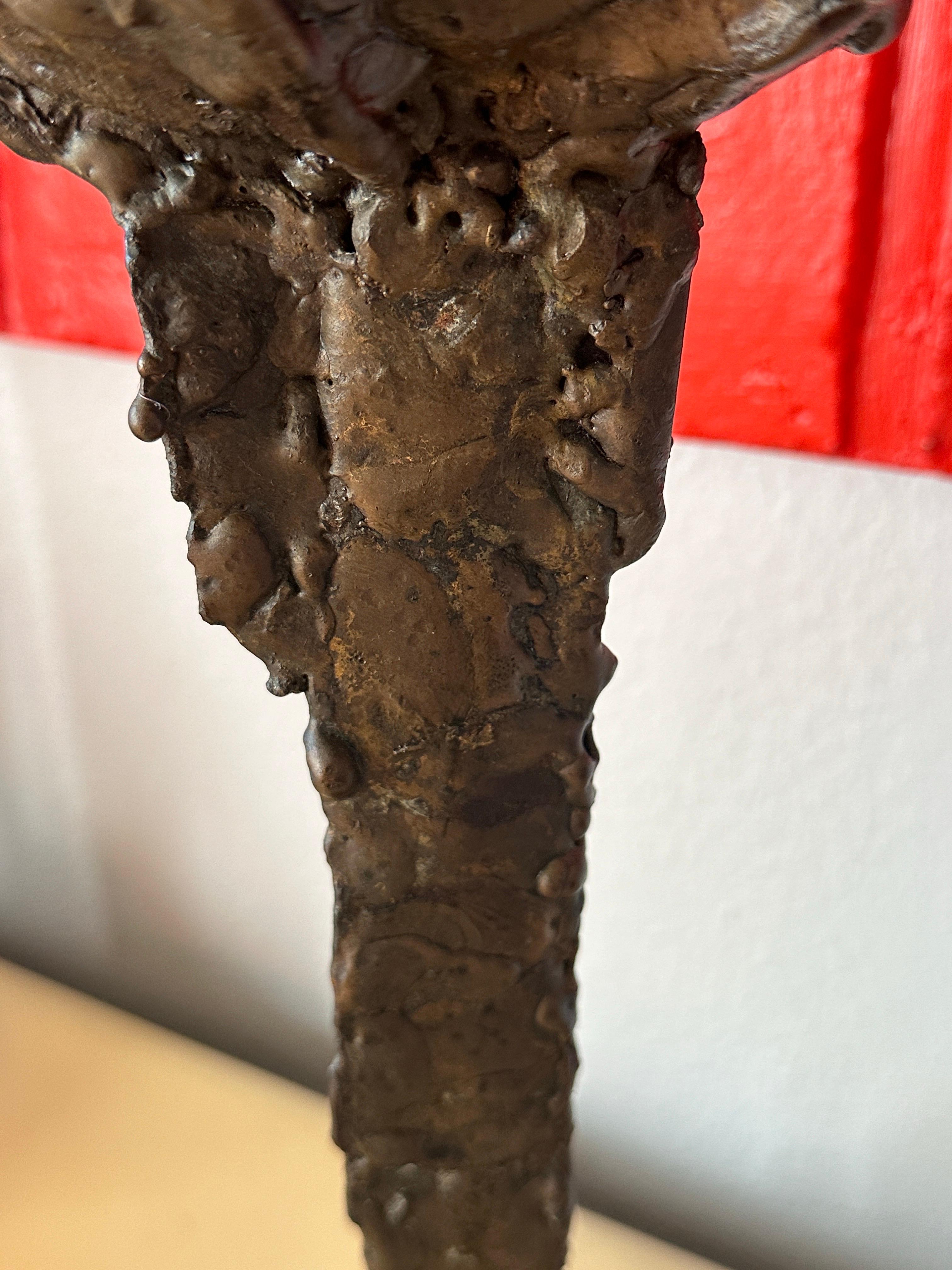 Scultura brutalista in bronzo di Ralph Tazian in vendita 3