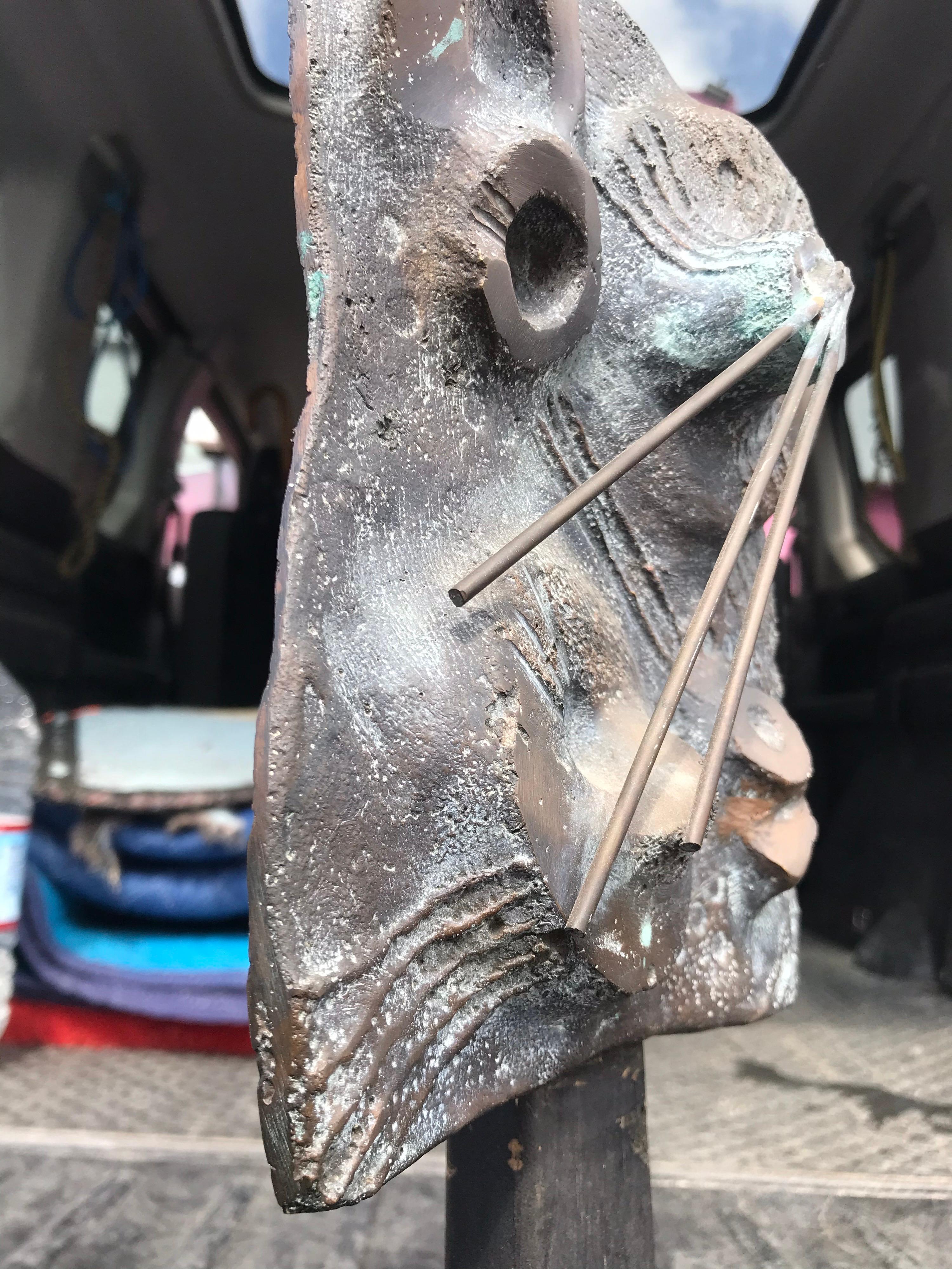 Brutalist Bronze Sculpture Maquette  In Good Condition In Los Angeles, CA