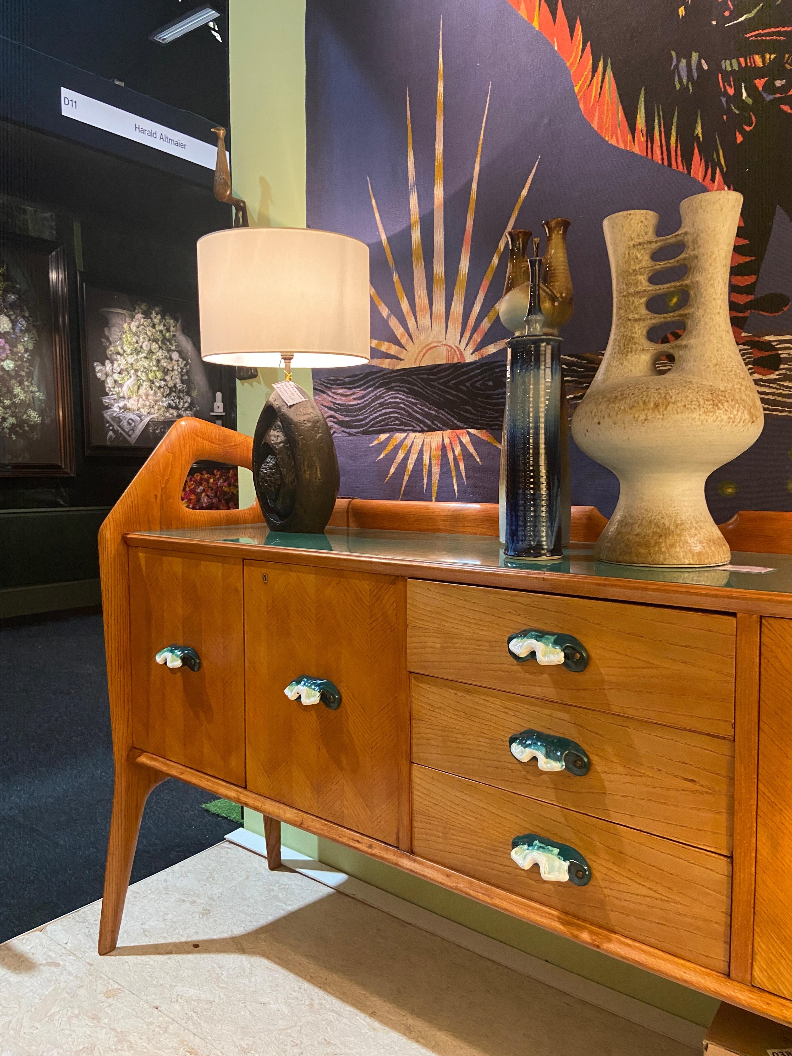 Late 20th Century Brutalist Bronze Table Lamp by Robert Phandeve For Sale