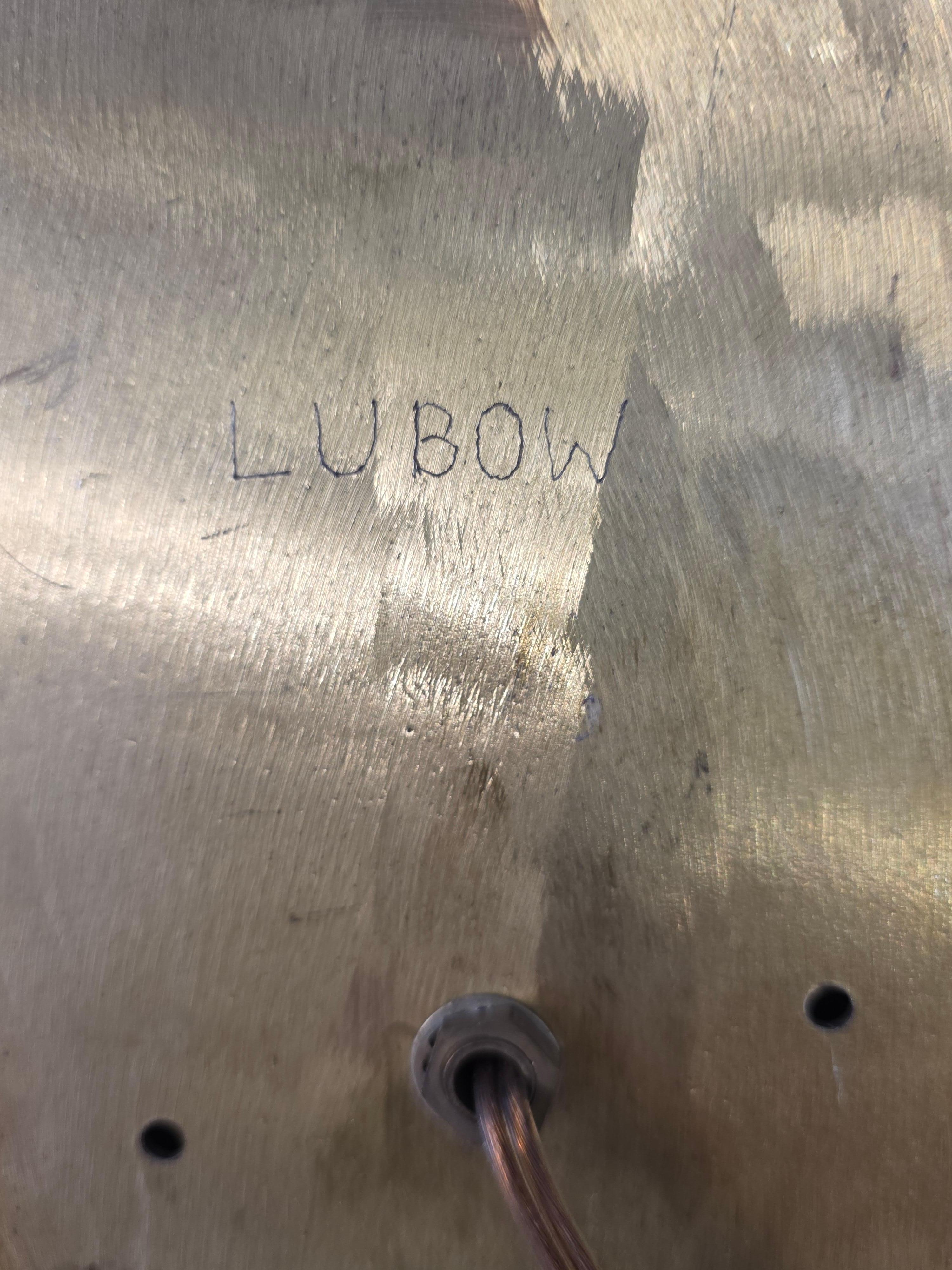 Brutalistischer bronze wandleuchter von Larry Lubow im Angebot 1