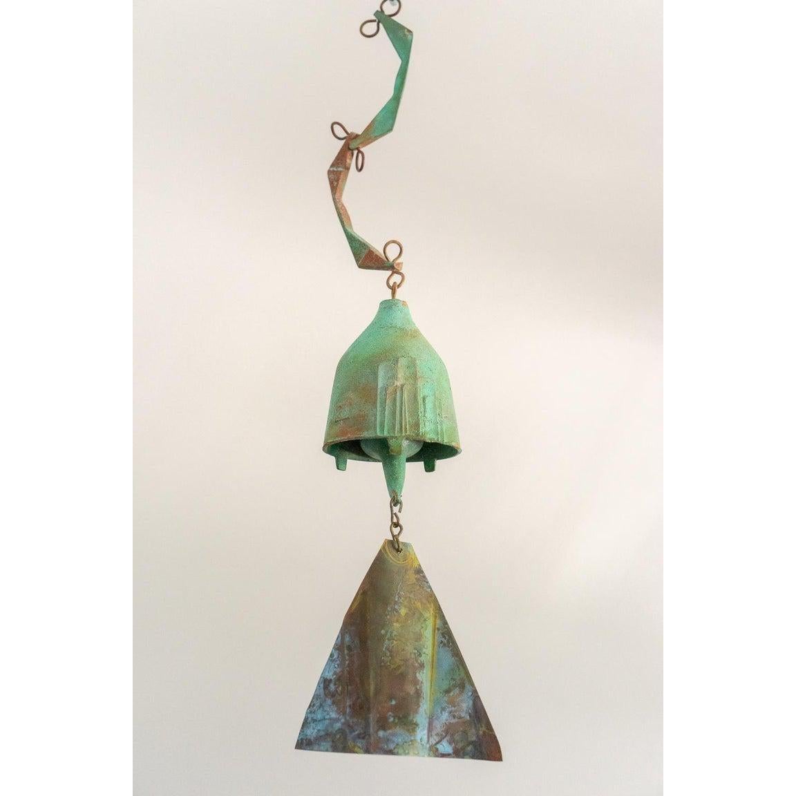 Brutalist Bronze Wind Chime by Paolo Soleri 5