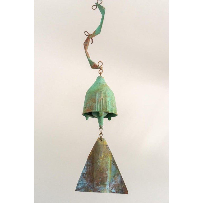 Brutalist Bronze Wind Chime by Paolo Soleri at 1stDibs