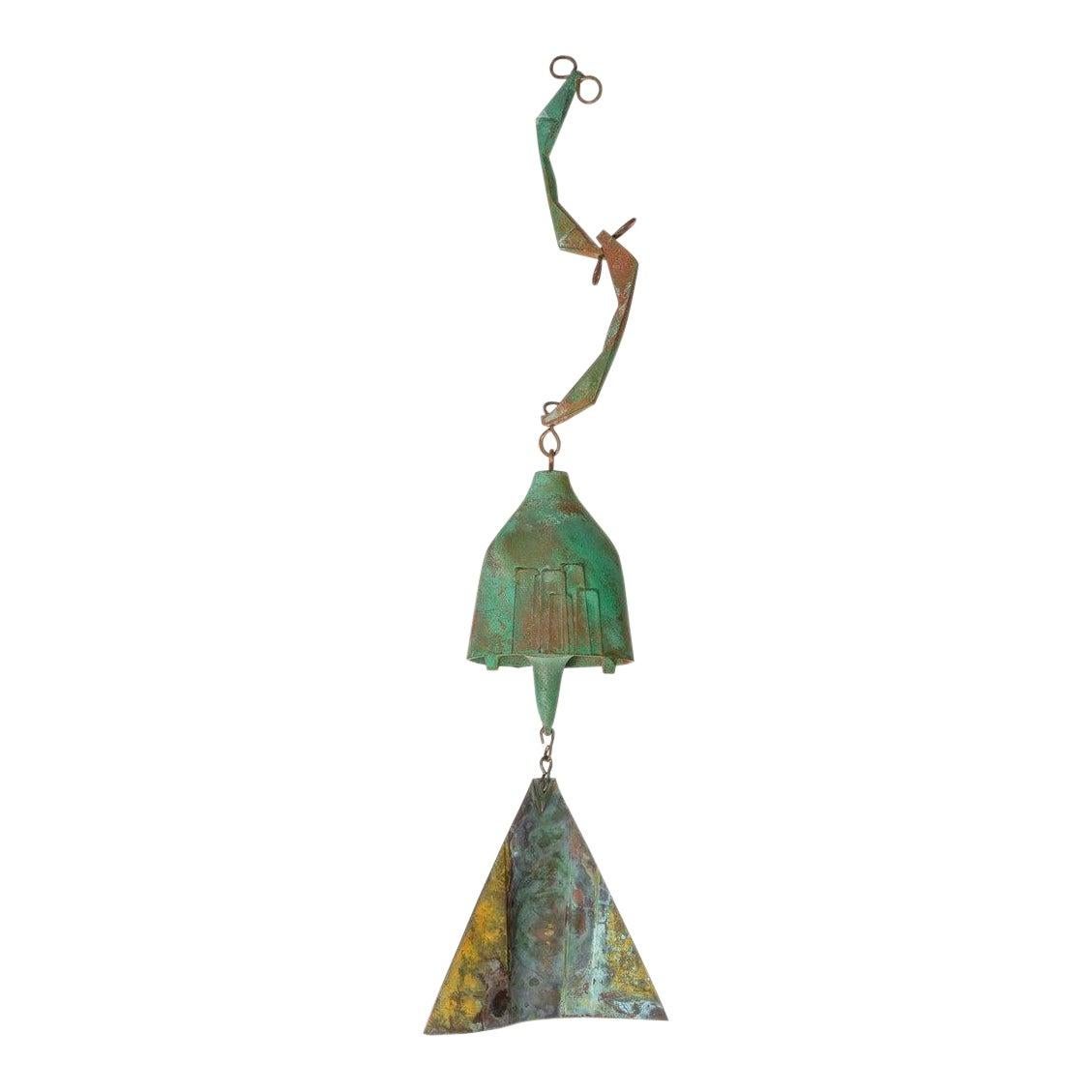 Brutalist Bronze Wind Chime by Paolo Soleri 6