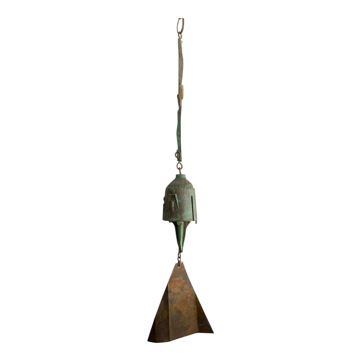 Brutalist Bronze Wind Chime by Paolo Soleri 6