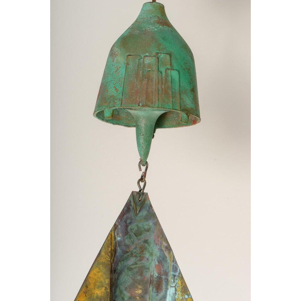Brutalist Bronze Wind Chime by Paolo Soleri 2