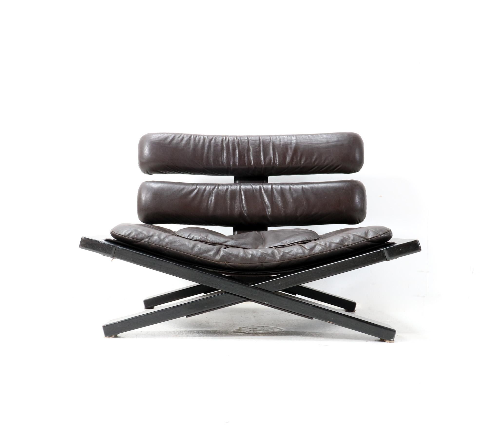 Dutch Brutalist Buddha Lounge Chair by Sonja Wasseur Amsterdam, 1974
