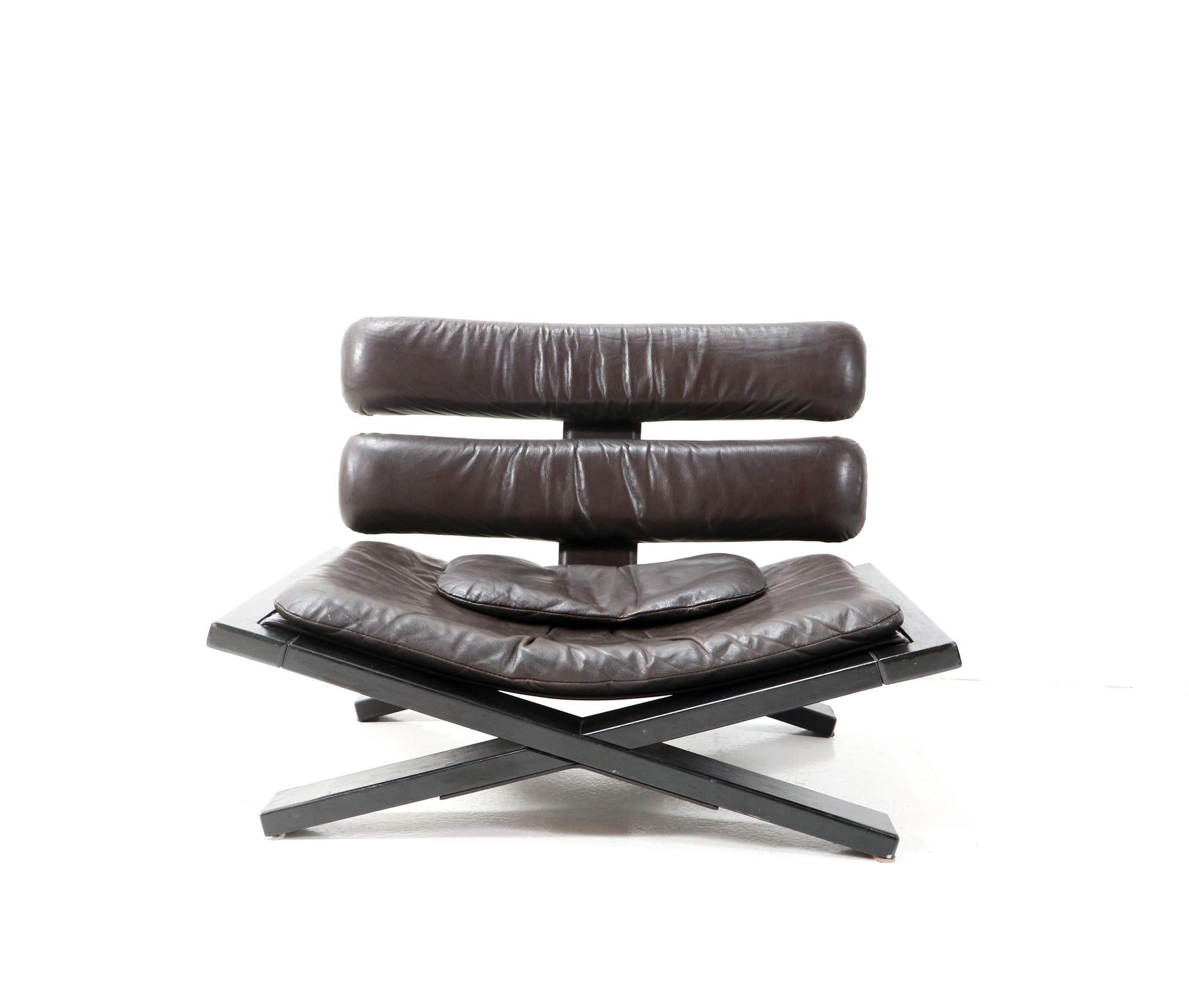 Brutalist Buddha Lounge Chair by Sonja Wasseur Amsterdam, 1974 3