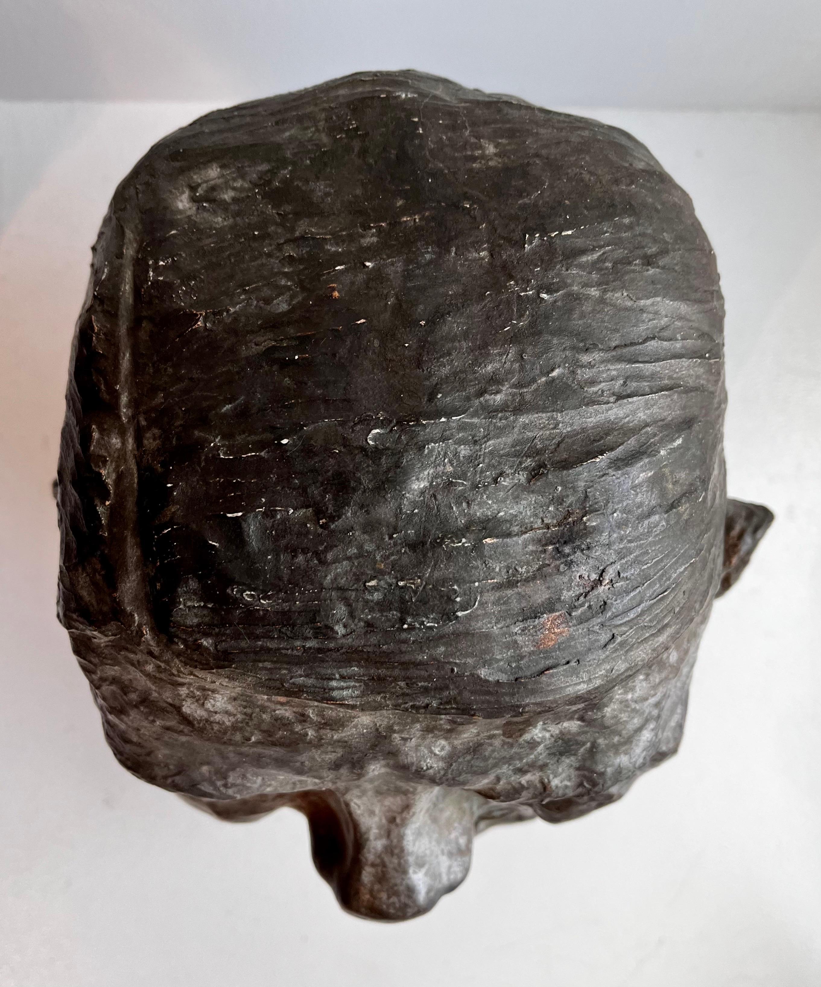 Brutalist Bust of W. C. Fields, artist unknown For Sale 5