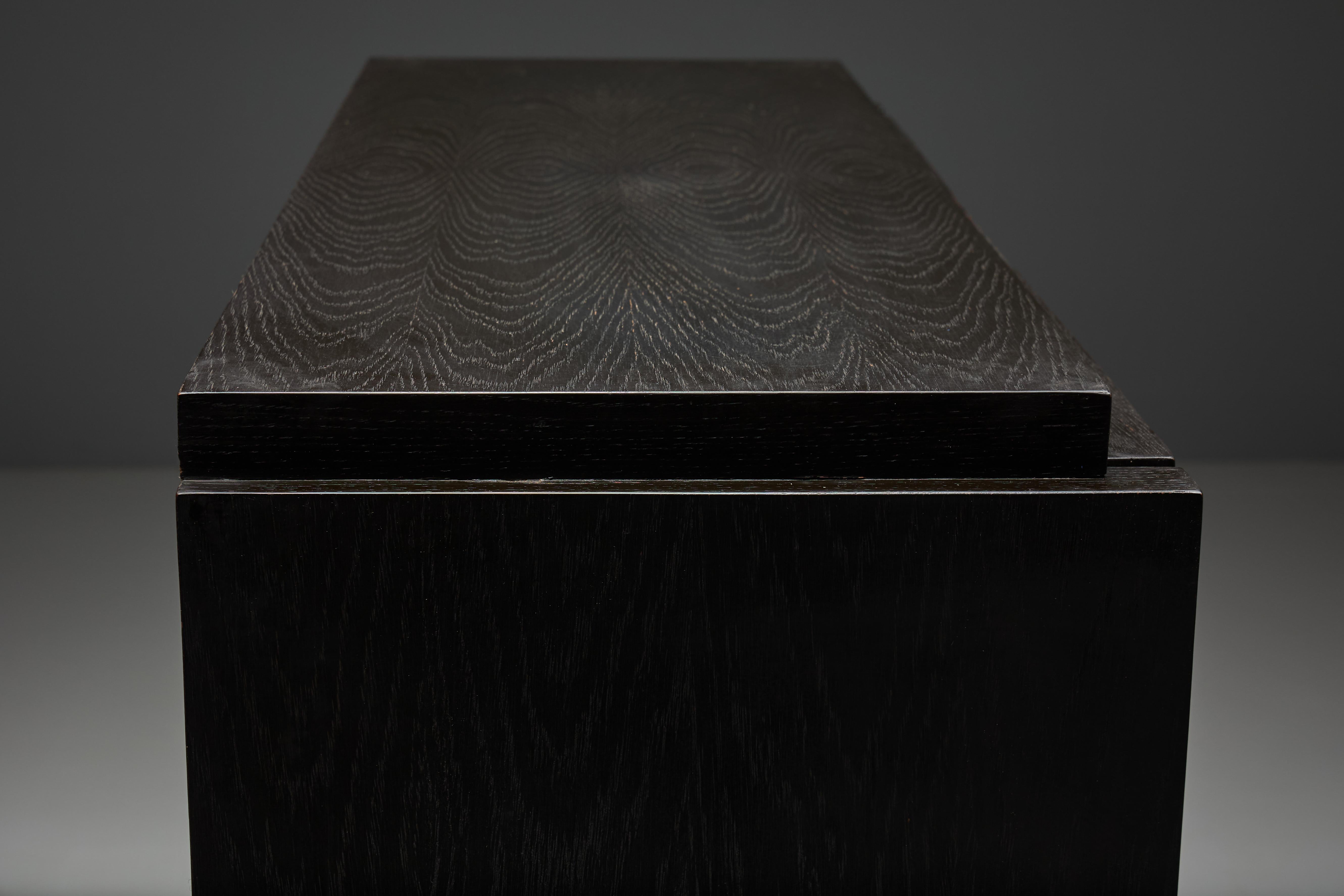 Brutalist Cabinet by De Coene, Belgium, 1970s For Sale 7