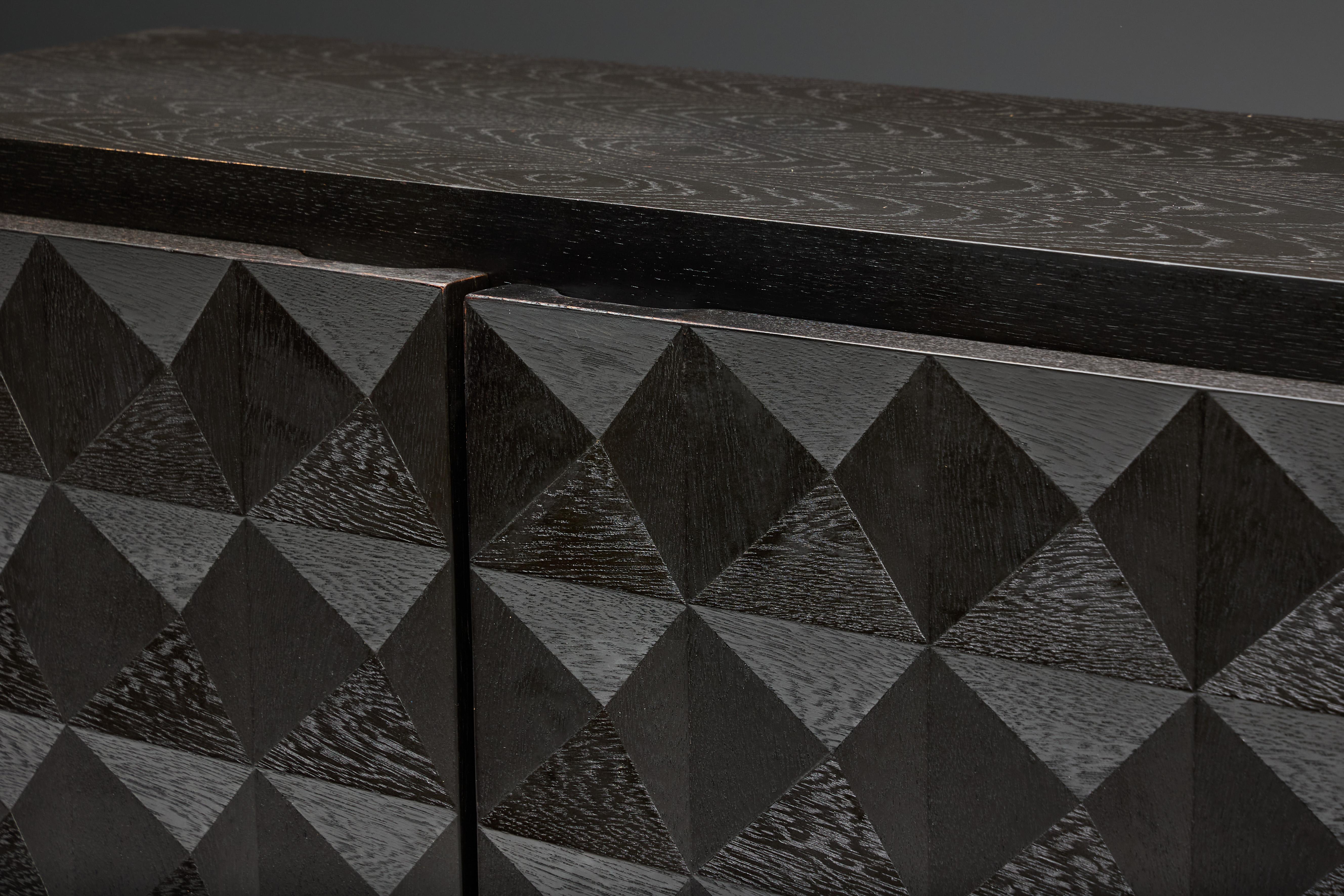 Brutalist Cabinet by De Coene, Belgium, 1970s For Sale 1