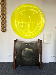 Brutalist Cabinet Steel and Copper by Stéphane Ducatteau, France, 2000