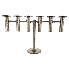 Vintage Brutalist Candle Holder, 1970s