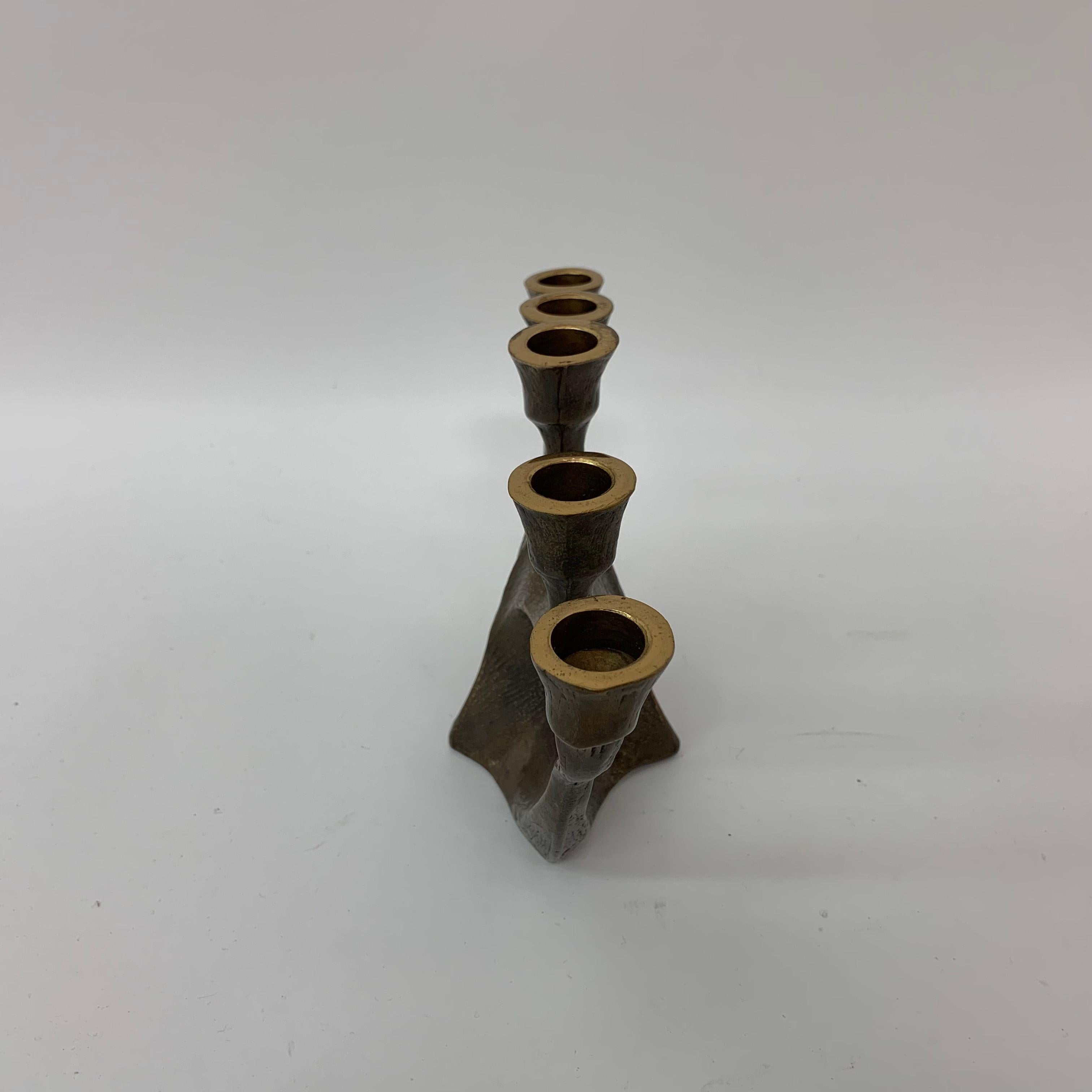 Brutalist Candle Holder by Horst Dalbeck, 1970s, Germany For Sale 7