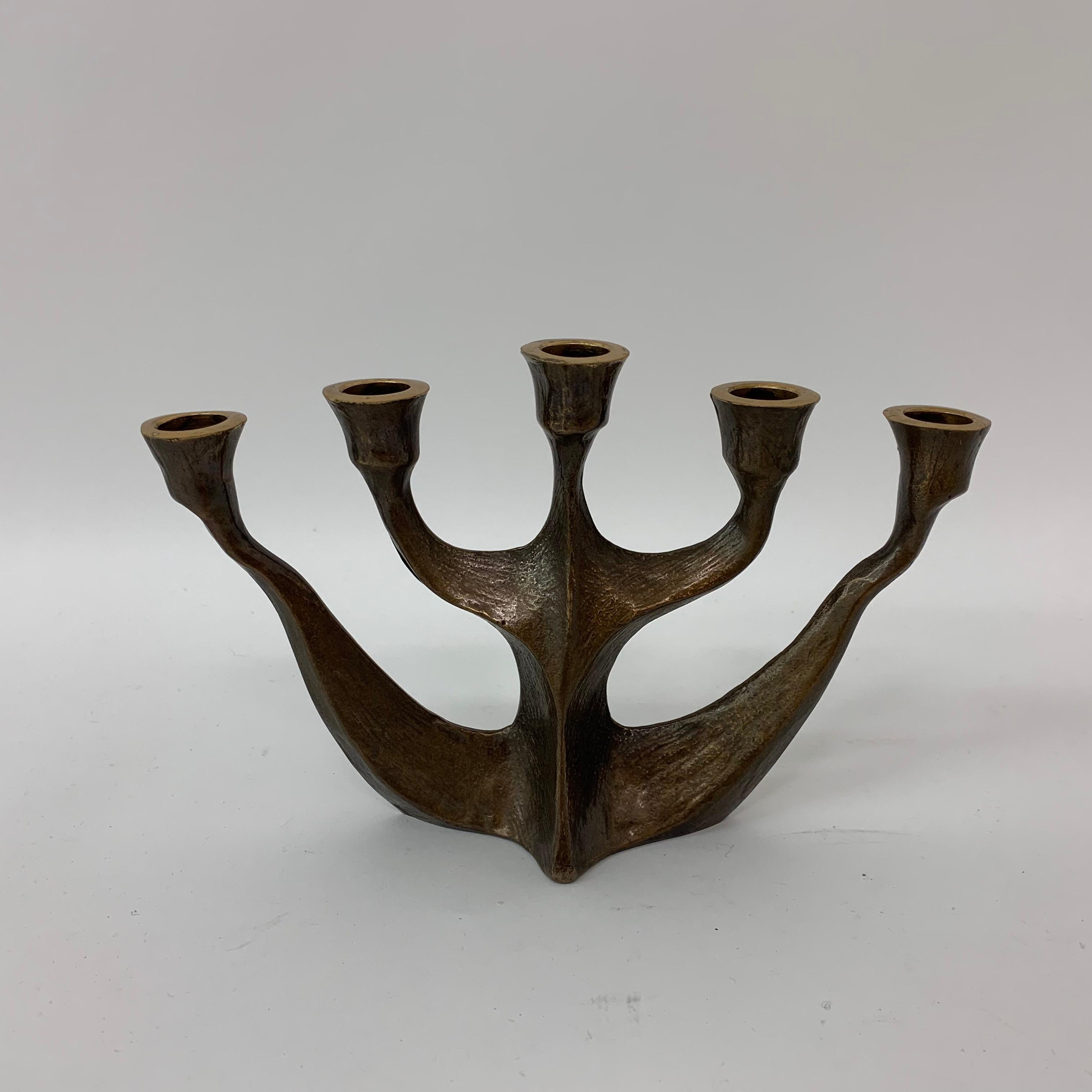 Brutalist Candle Holder by Horst Dalbeck, 1970s, Germany For Sale 8