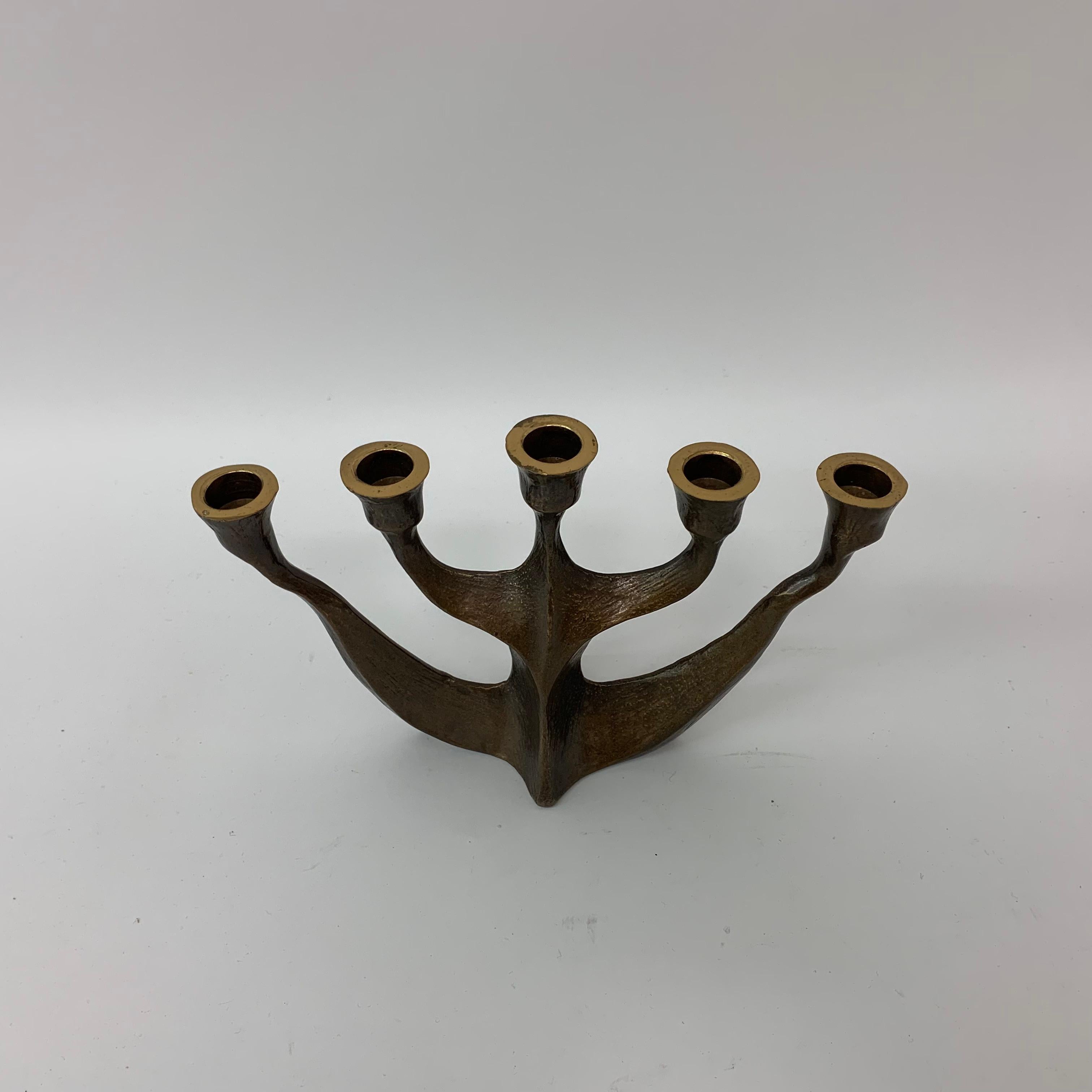 Brutalist Candle Holder by Horst Dalbeck, 1970s, Germany For Sale 9