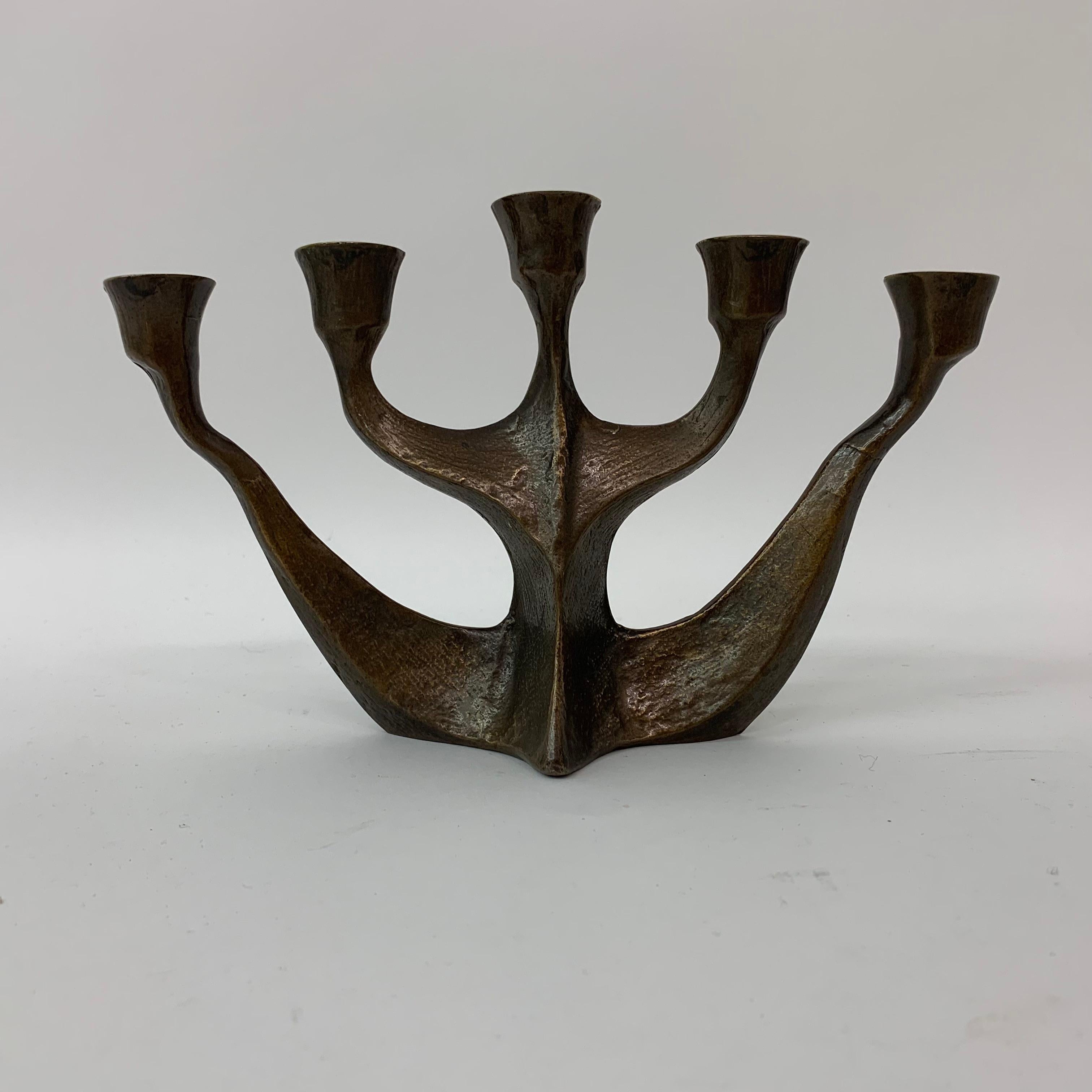 Brutalistischer Kerzenständer von Horst Dalbeck, 1970er Jahre, Deutschland (Brutalismus) im Angebot