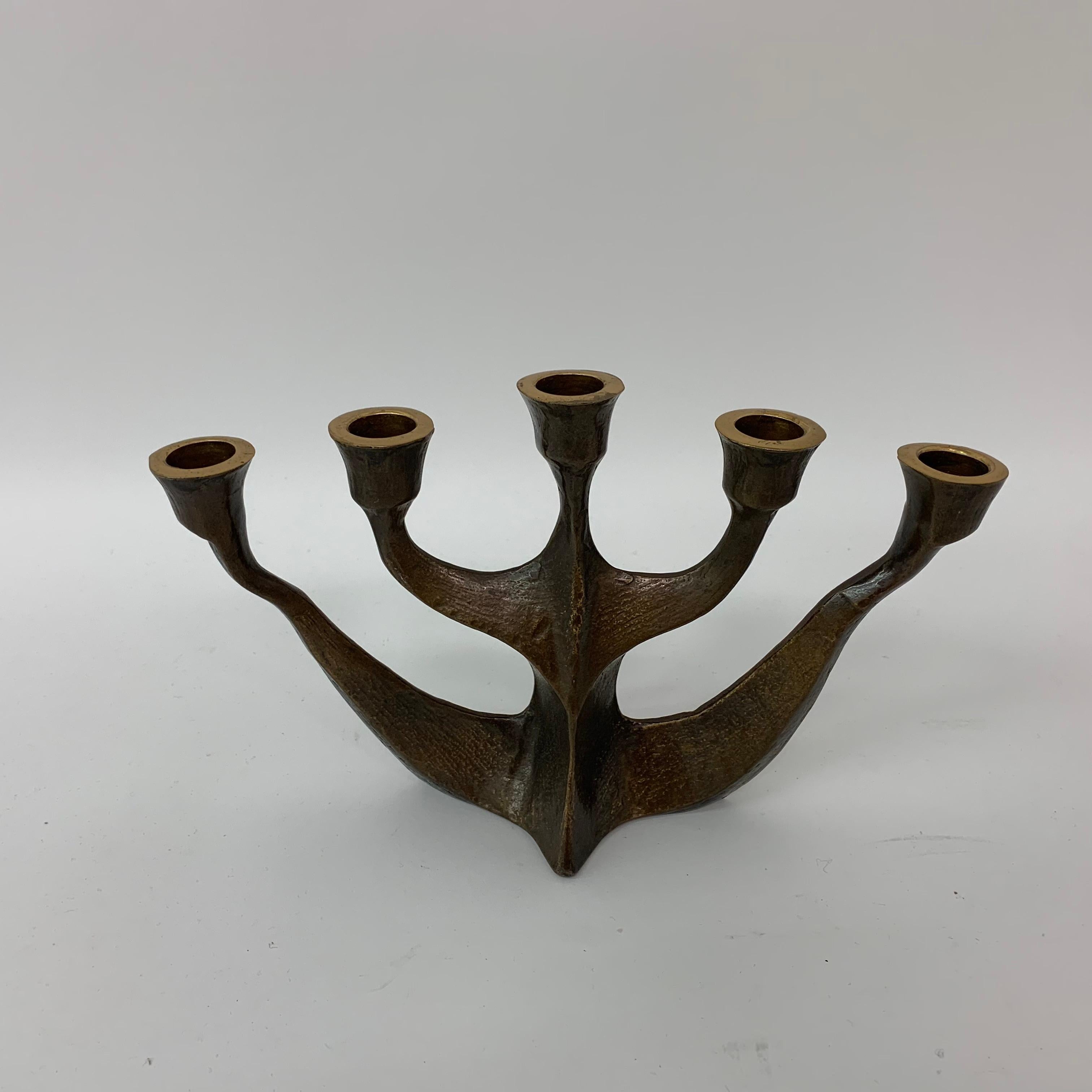 Brutalist Candle Holder by Horst Dalbeck, 1970s, Germany For Sale 2