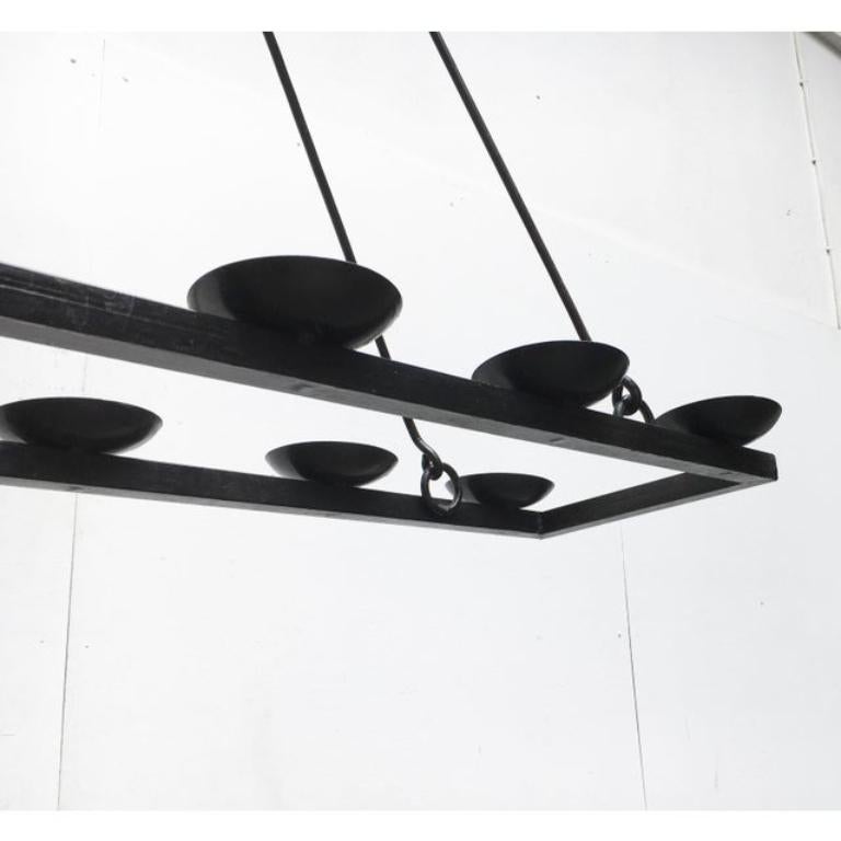 Brutalisme Lustre à chandelier brutaliste, 1970 en vente