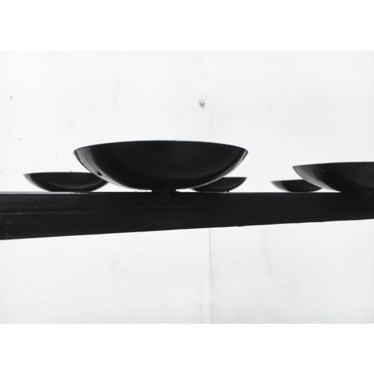 Lustre à chandelier brutaliste, 1970 en vente 1