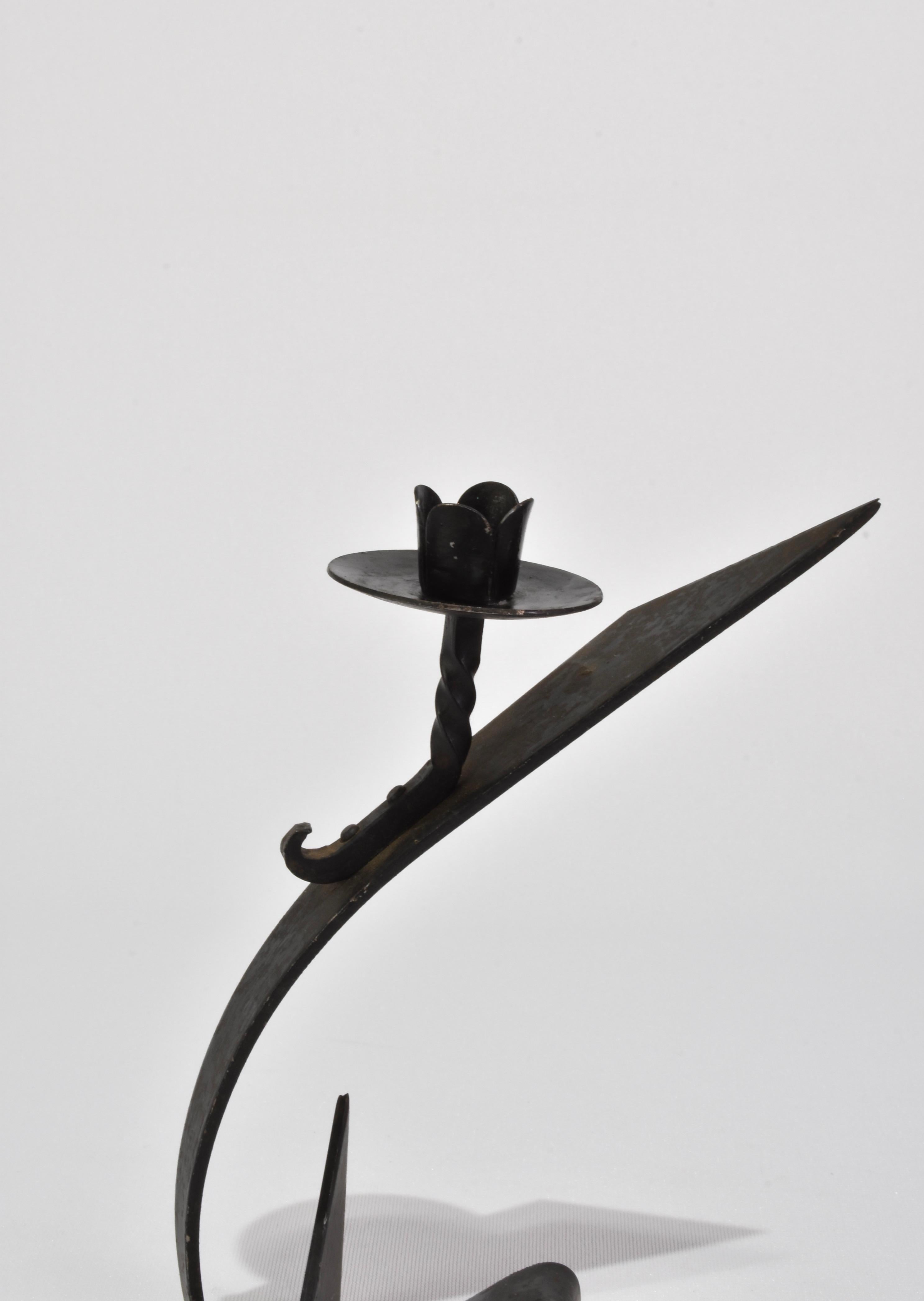 20th Century Brutalist Candleholder Set For Sale