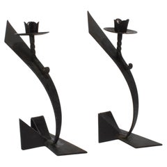 Brutalist Candleholder Set