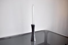 Brutalist Candlesticks, Solid Aluminum by Art3, Spain, 1970