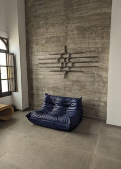 Brutalist Cast Aluminum Door / Grille / Wall Sculpture 1960s