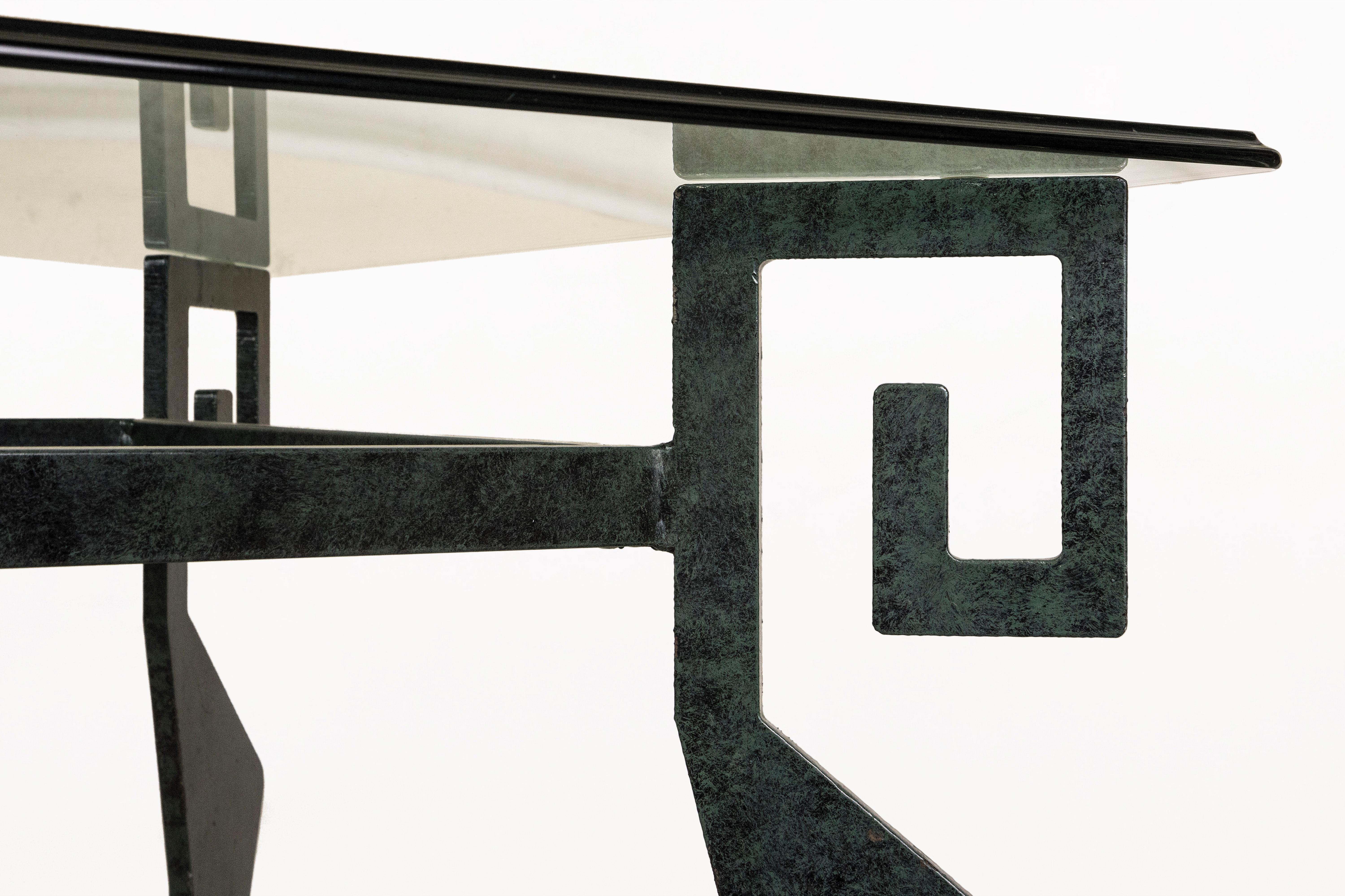 Tavolo da centro brutalista in ghisa di Valenti, CIRCA 1970, Spagna In condizioni buone in vendita a Girona, Spain