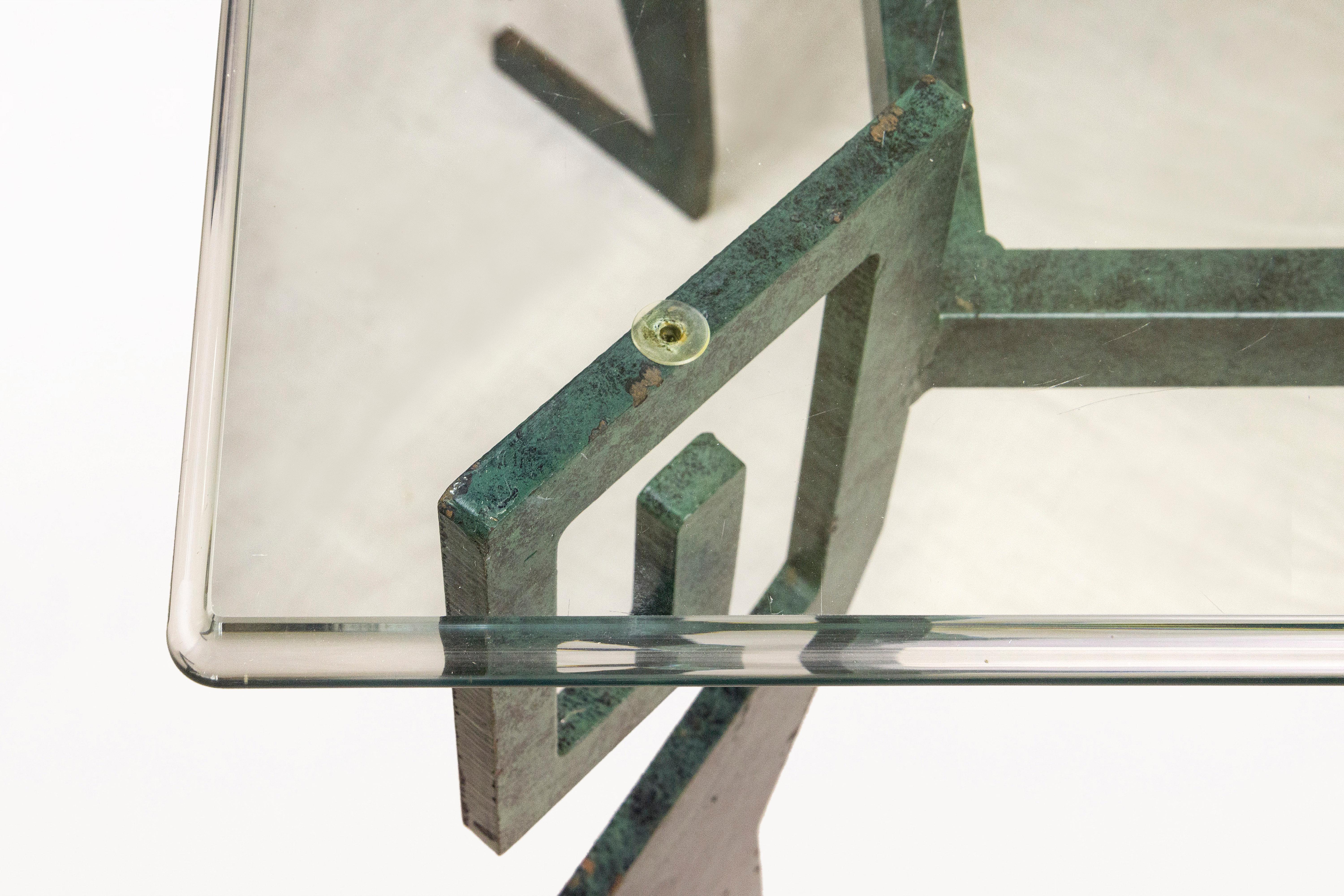 Fine XX secolo Tavolo da centro brutalista in ghisa di Valenti, CIRCA 1970, Spagna in vendita